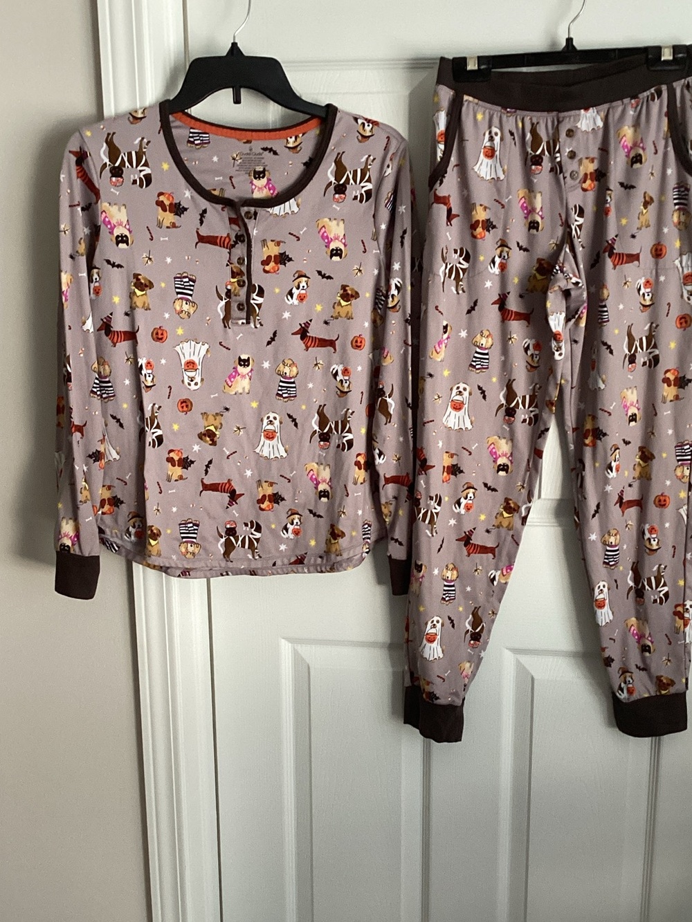 cuddl duds 2 piece halloween pj set